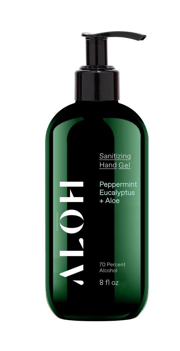 Peppermint Eucalyptus + Aloe Sanitizing Hand Gel – ALŌH