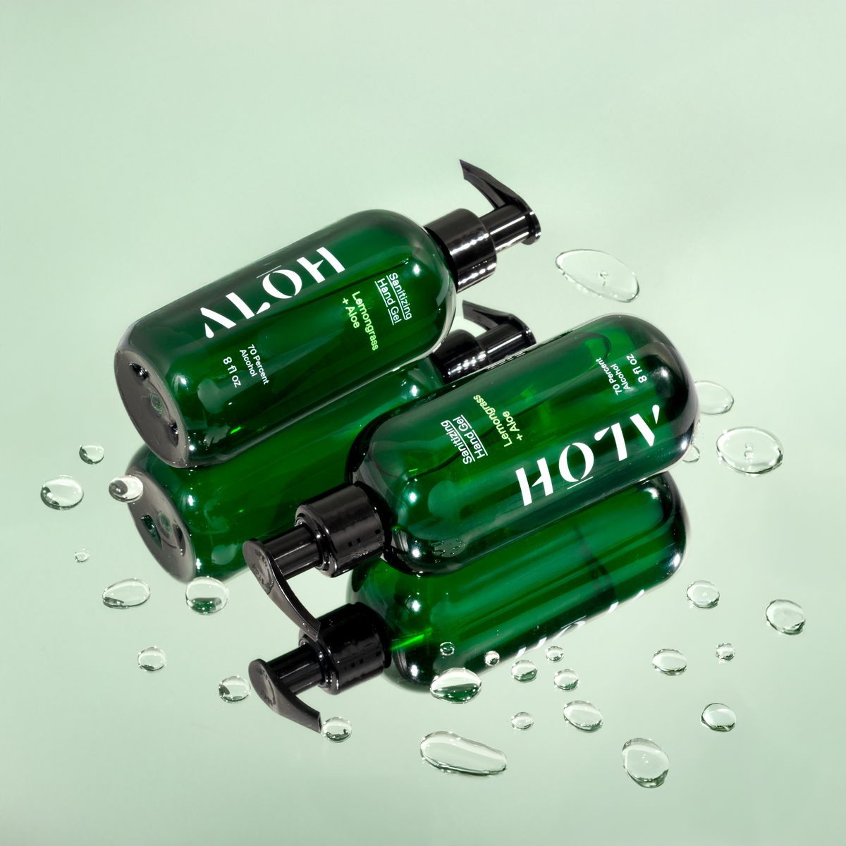 Lemongrass + Aloe Sanitizing Hand Gel – ALŌH