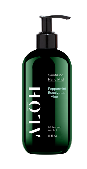 Open image in slideshow, Sanitizing Hand Gel Peppermint Eucalyptus + Aloe
