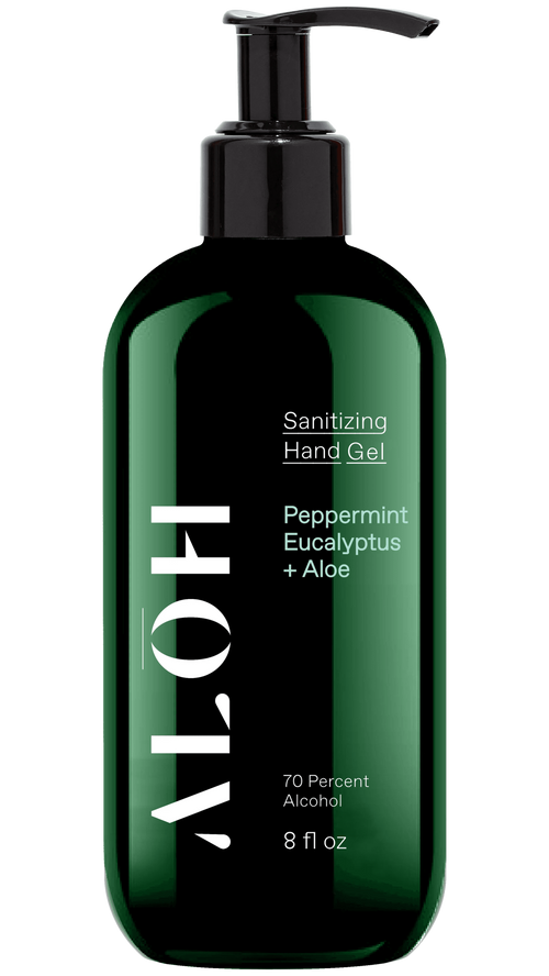 Peppermint Eucalyptus + Aloe Sanitizing Hand Gel