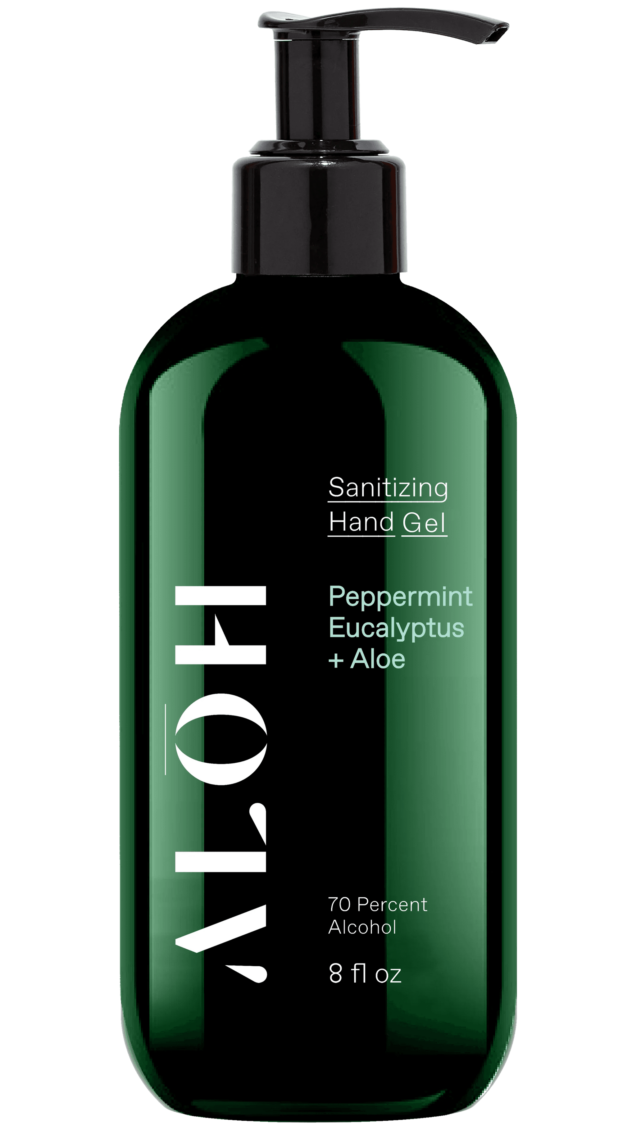 Peppermint Eucalyptus + Aloe Sanitizing Hand Gel – ALŌH