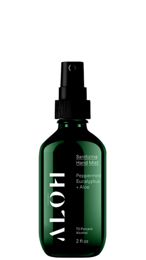 Open image in slideshow, Sanitizing Hand Mist Peppermint Eucalyptus + Aloe
